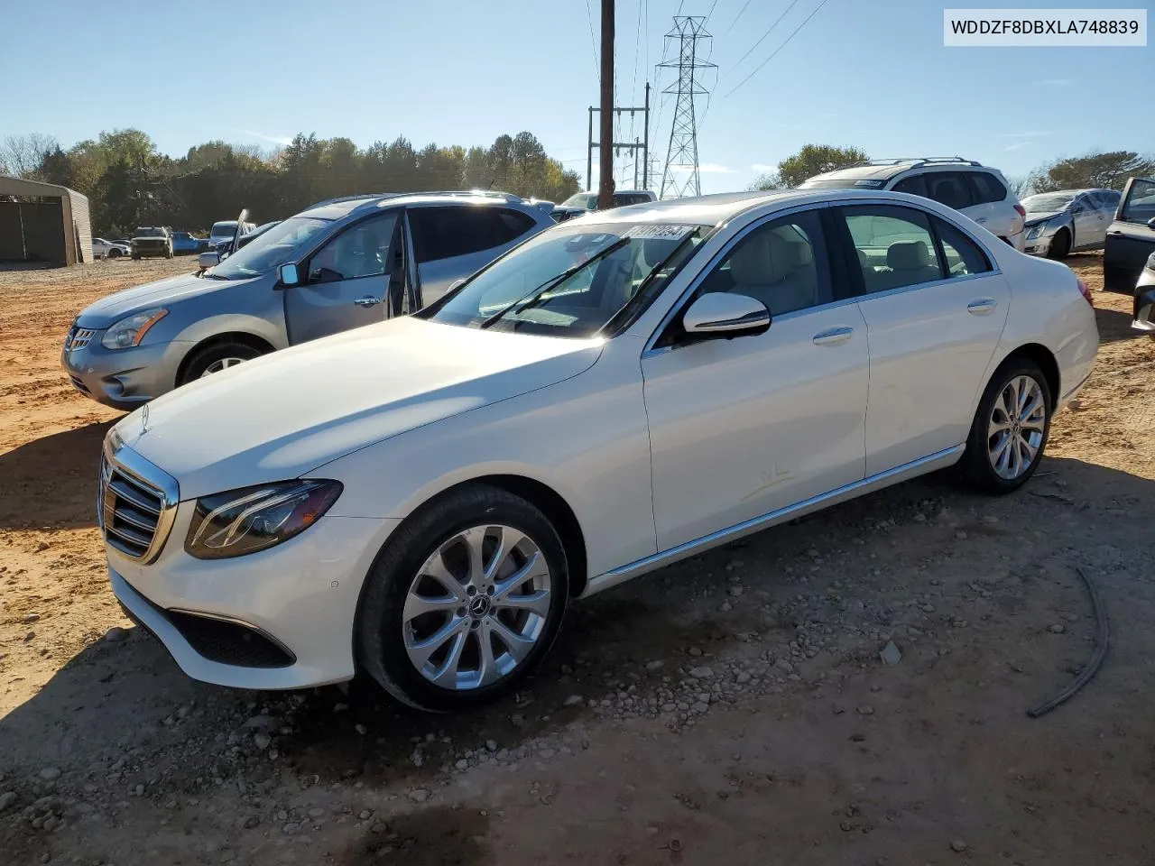 2020 Mercedes-Benz E 350 VIN: WDDZF8DBXLA748839 Lot: 79162294