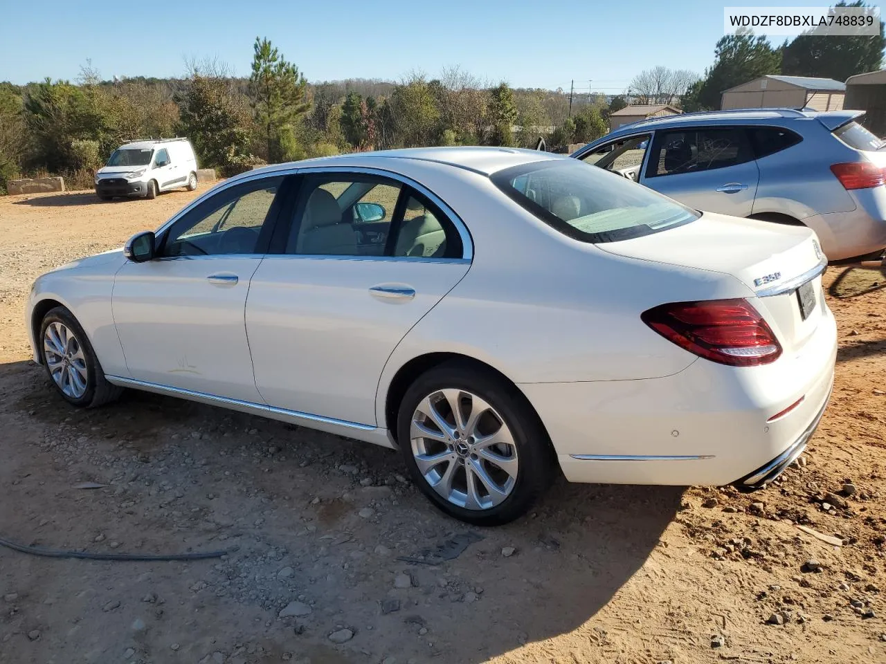 2020 Mercedes-Benz E 350 VIN: WDDZF8DBXLA748839 Lot: 79162294