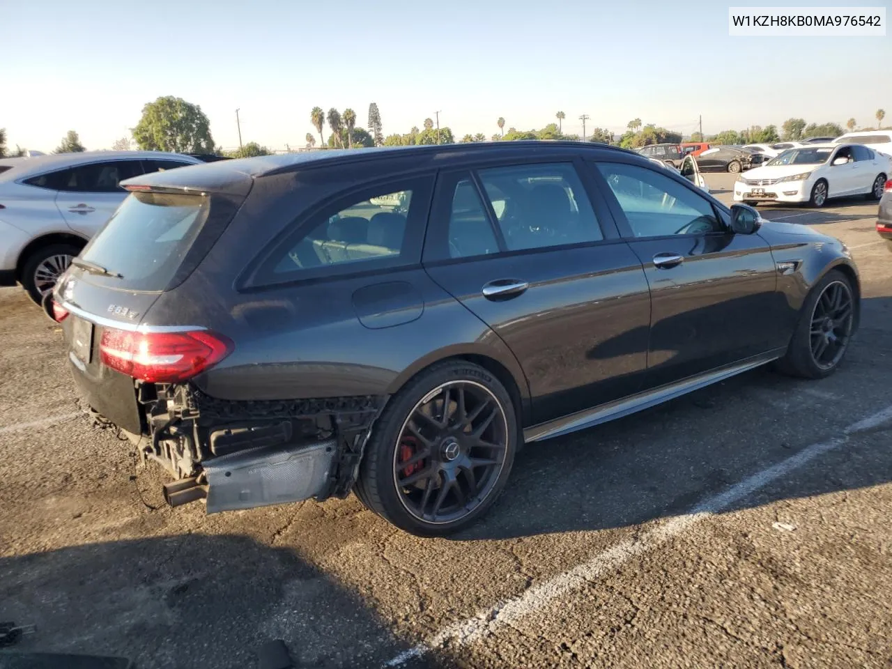 2021 Mercedes-Benz E 63 Amg-S 4Matic VIN: W1KZH8KB0MA976542 Lot: 73598794