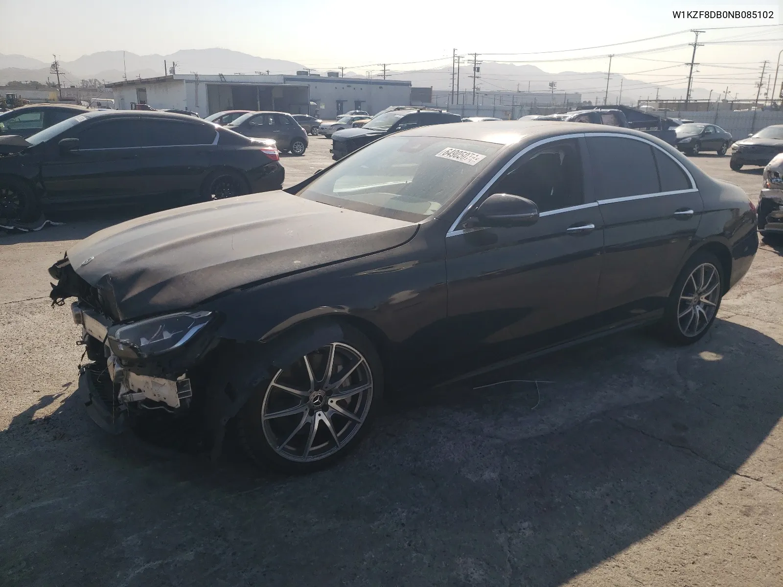 2022 Mercedes-Benz E 350 VIN: W1KZF8DB0NB085102 Lot: 64905074