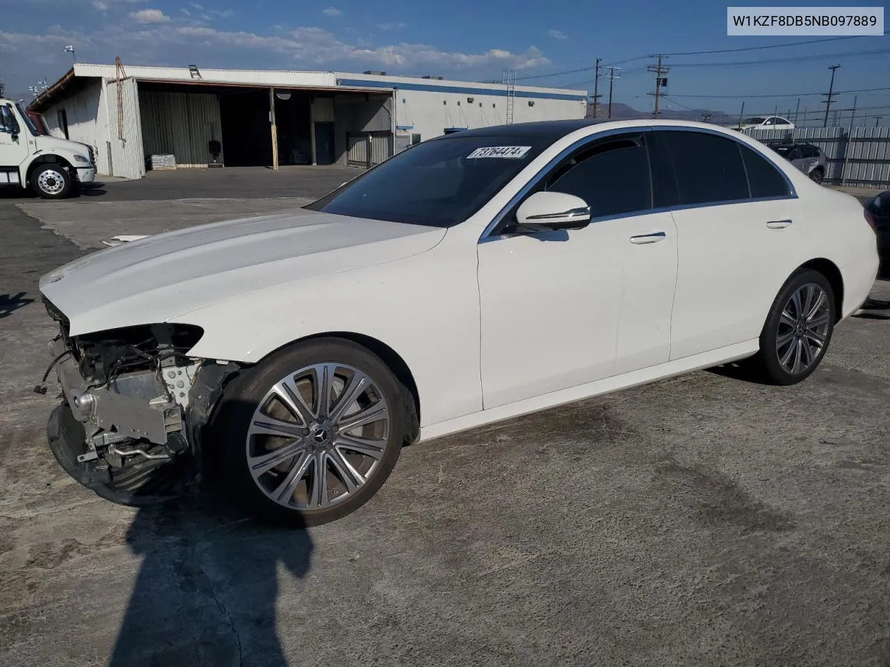 2022 Mercedes-Benz E 350 VIN: W1KZF8DB5NB097889 Lot: 73764474