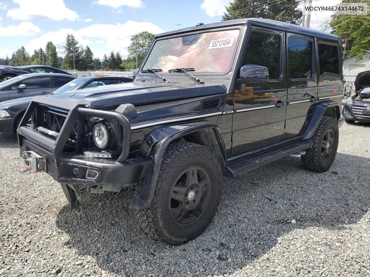 2004 Mercedes-Benz G 55 Amg VIN: WDCYR46E74X144672 Lot: 55212454