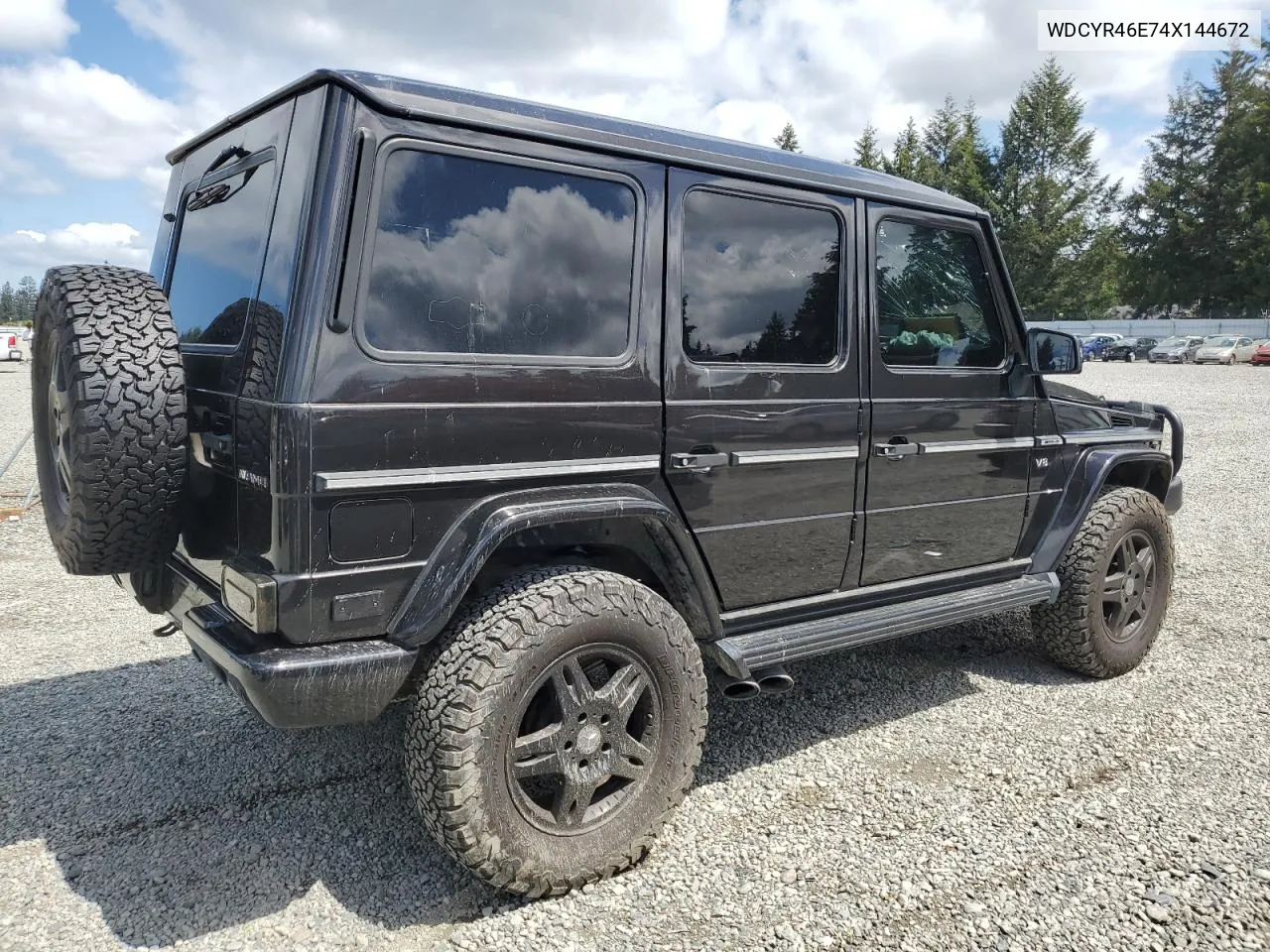 2004 Mercedes-Benz G 55 Amg VIN: WDCYR46E74X144672 Lot: 55212454