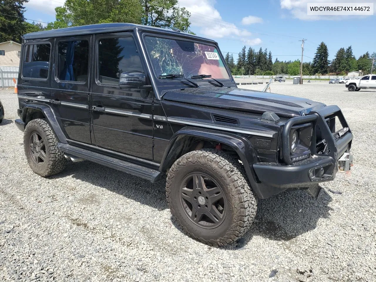 2004 Mercedes-Benz G 55 Amg VIN: WDCYR46E74X144672 Lot: 55212454