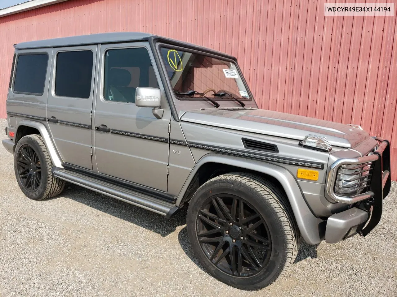 2004 Mercedes-Benz G 500 VIN: WDCYR49E34X144194 Lot: 71357424