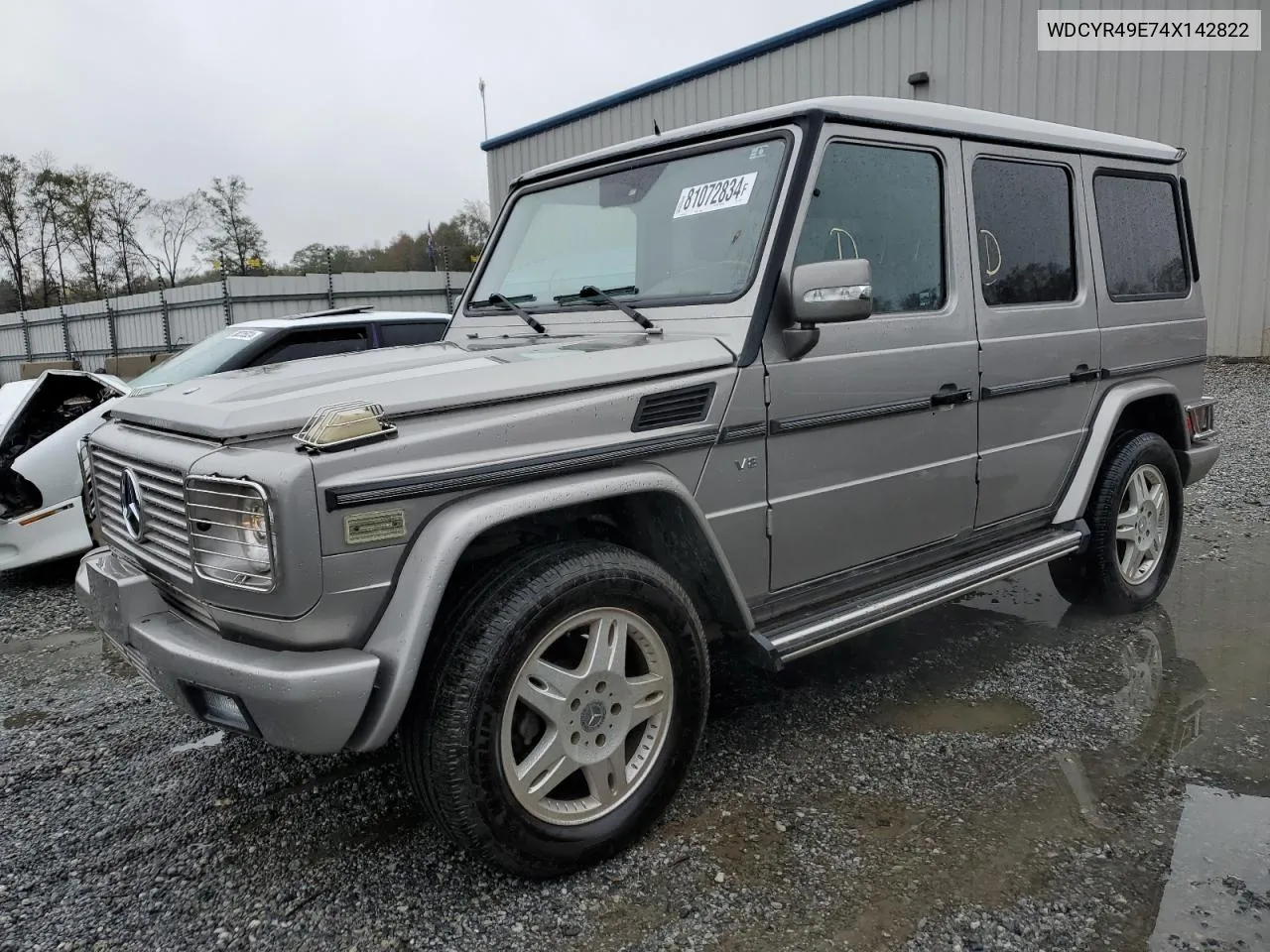 2004 Mercedes-Benz G 500 VIN: WDCYR49E74X142822 Lot: 81072834