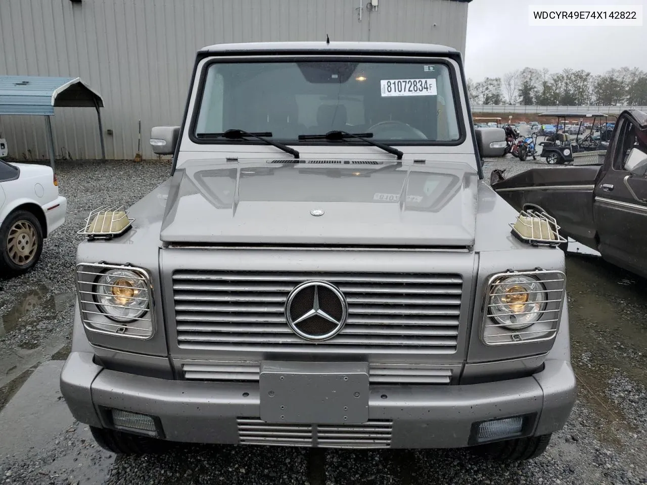 2004 Mercedes-Benz G 500 VIN: WDCYR49E74X142822 Lot: 81072834