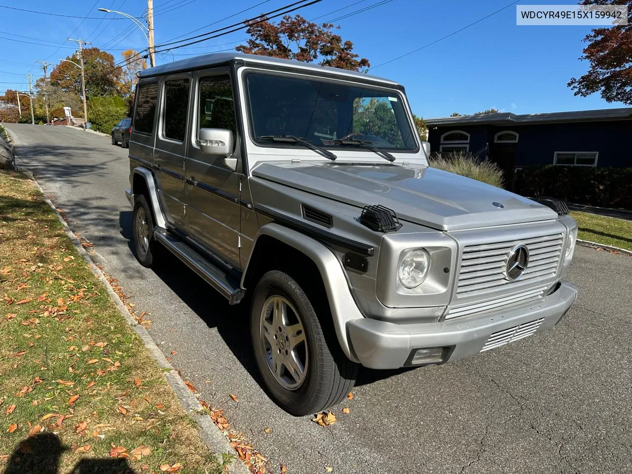 2005 Mercedes-Benz G 500 VIN: WDCYR49E15X159942 Lot: 79572924