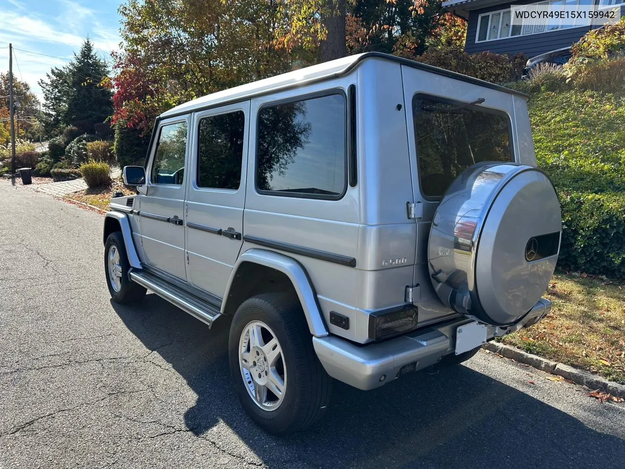 2005 Mercedes-Benz G 500 VIN: WDCYR49E15X159942 Lot: 79572924