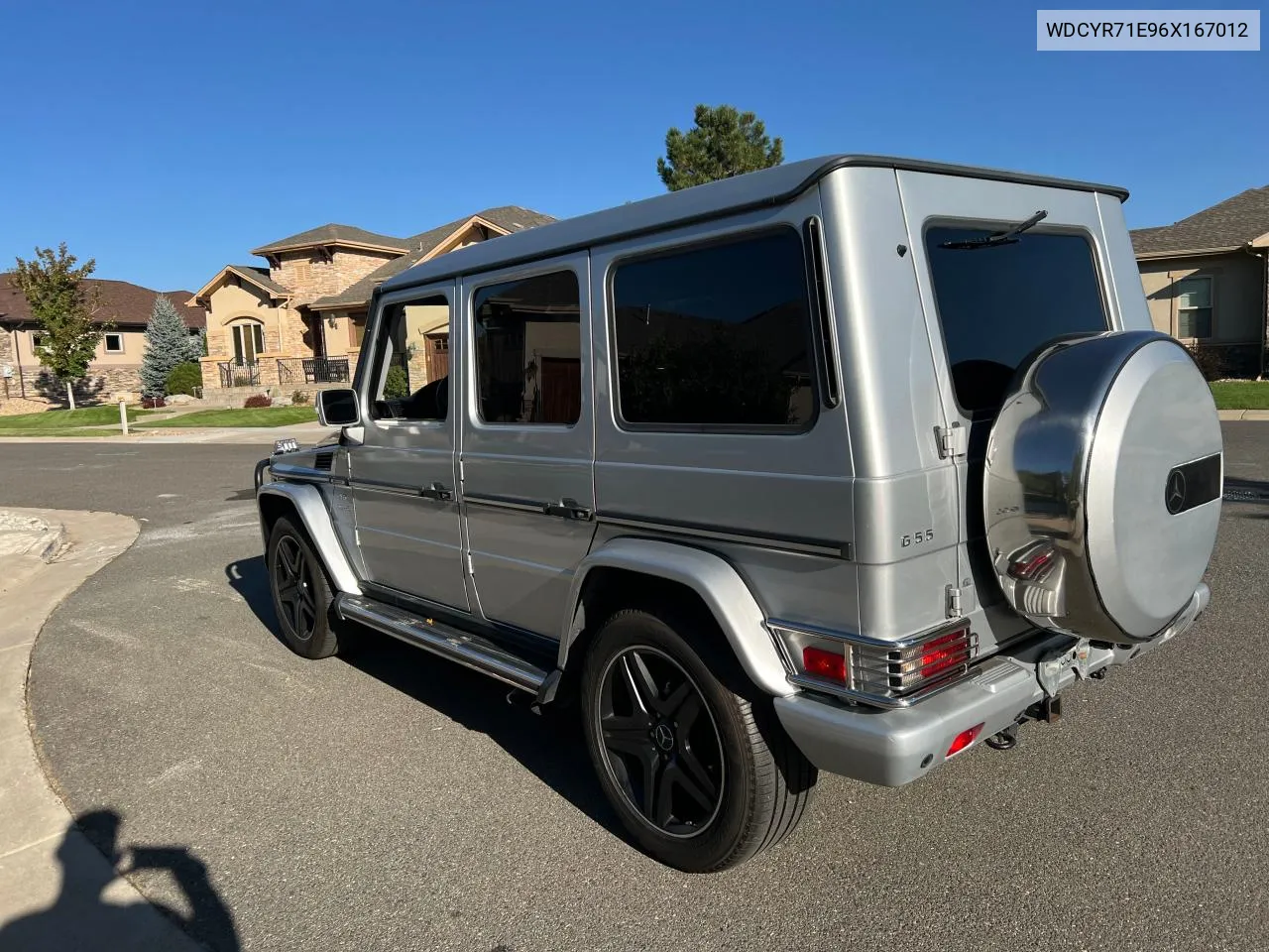 2006 Mercedes-Benz G 55 Amg VIN: WDCYR71E96X167012 Lot: 76509464