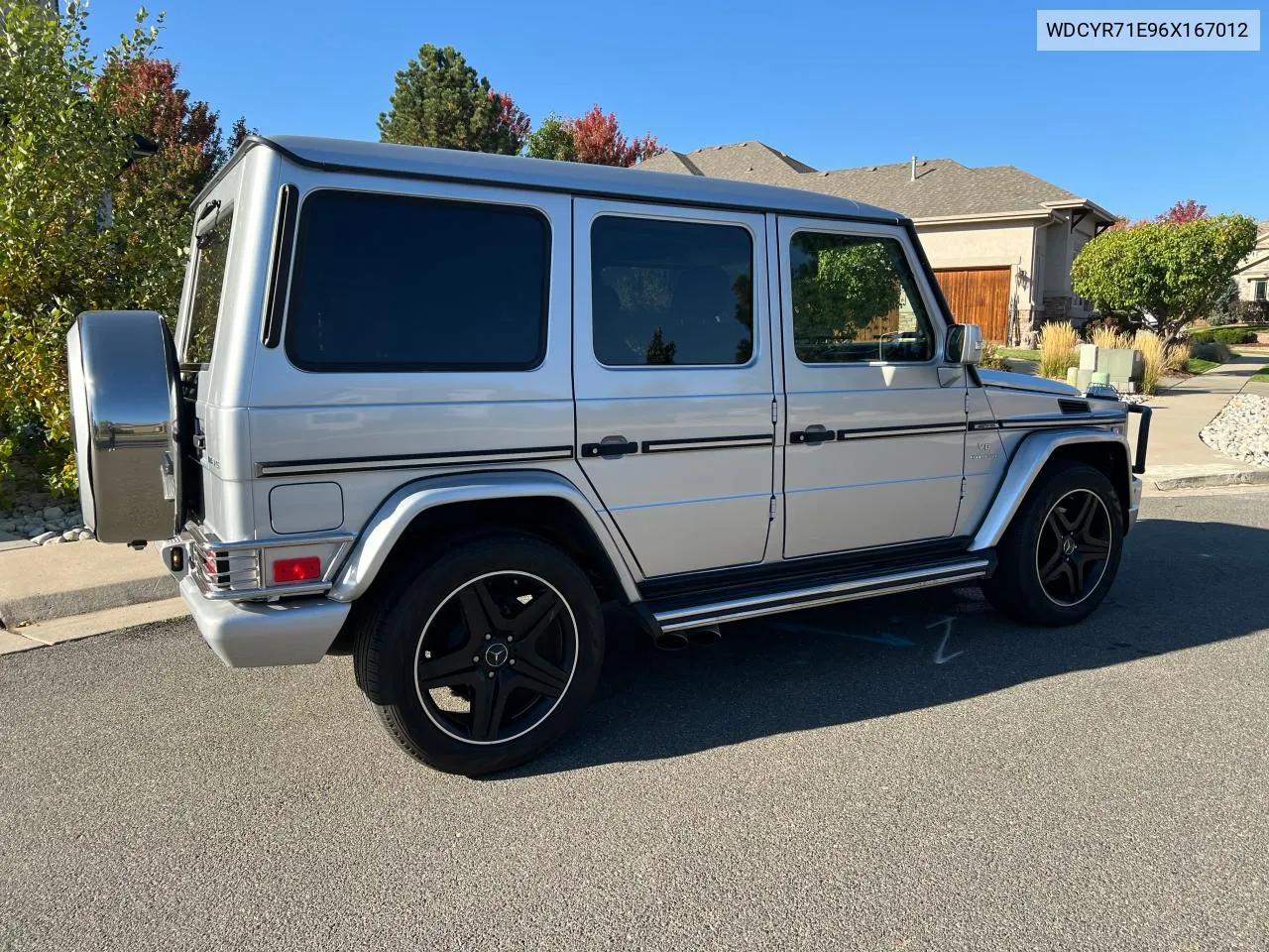 2006 Mercedes-Benz G 55 Amg VIN: WDCYR71E96X167012 Lot: 76509464