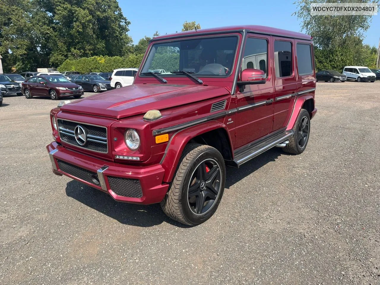 2013 Mercedes-Benz G 63 Amg VIN: WDCYC7DFXDX204801 Lot: 72009844