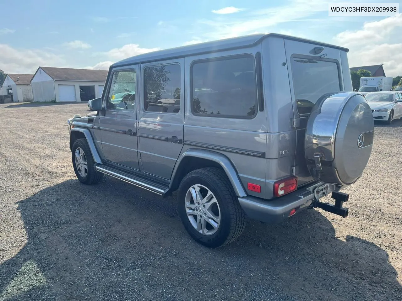 2013 Mercedes-Benz G 550 VIN: WDCYC3HF3DX209938 Lot: 72146714