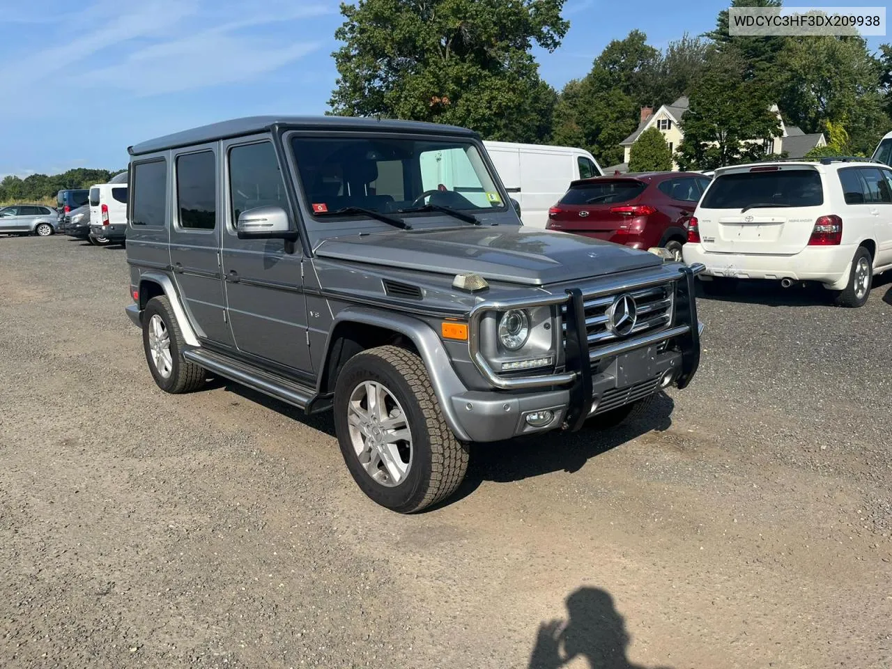 2013 Mercedes-Benz G 550 VIN: WDCYC3HF3DX209938 Lot: 72146714