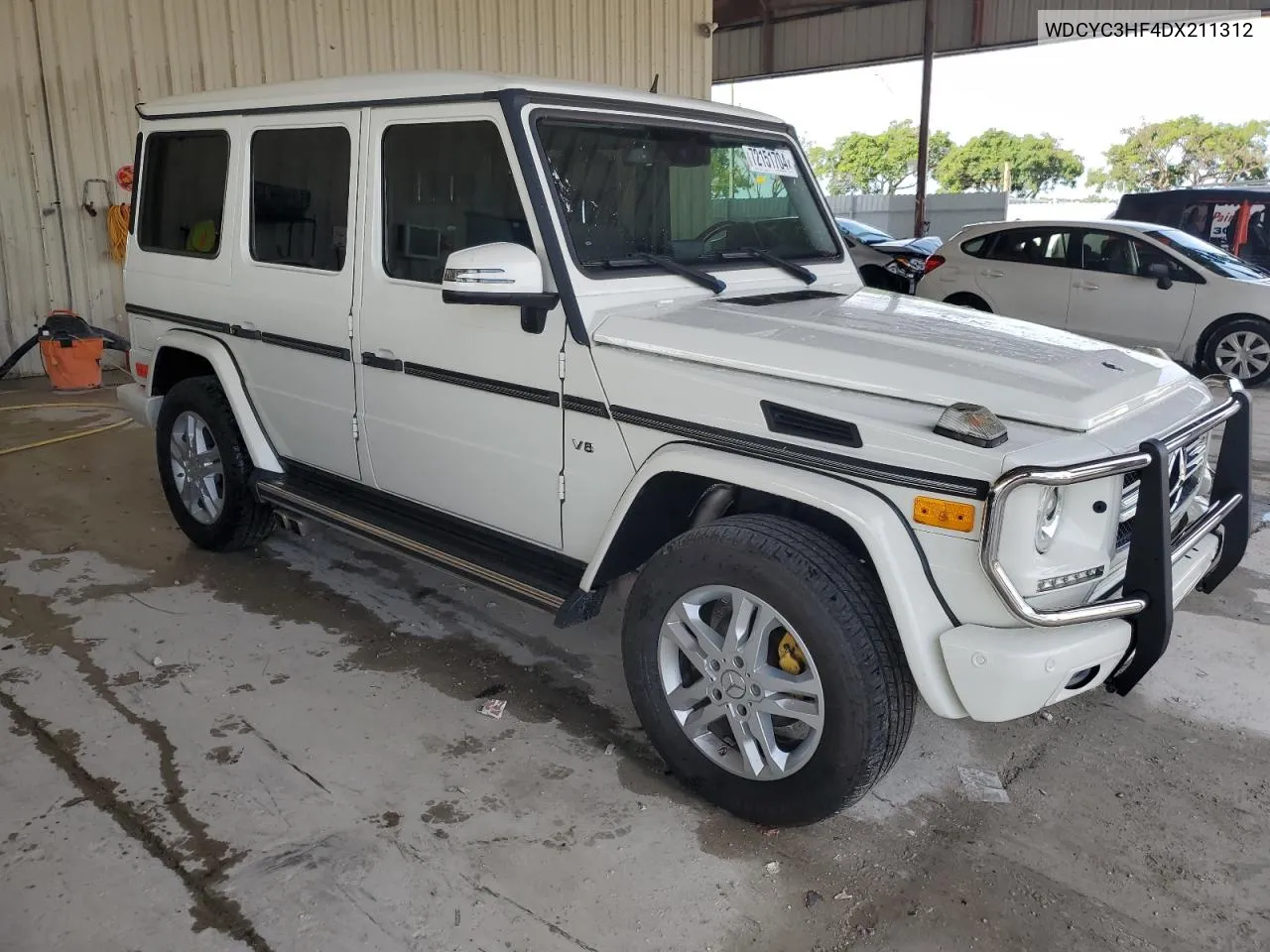 2013 Mercedes-Benz G 550 VIN: WDCYC3HF4DX211312 Lot: 72151704