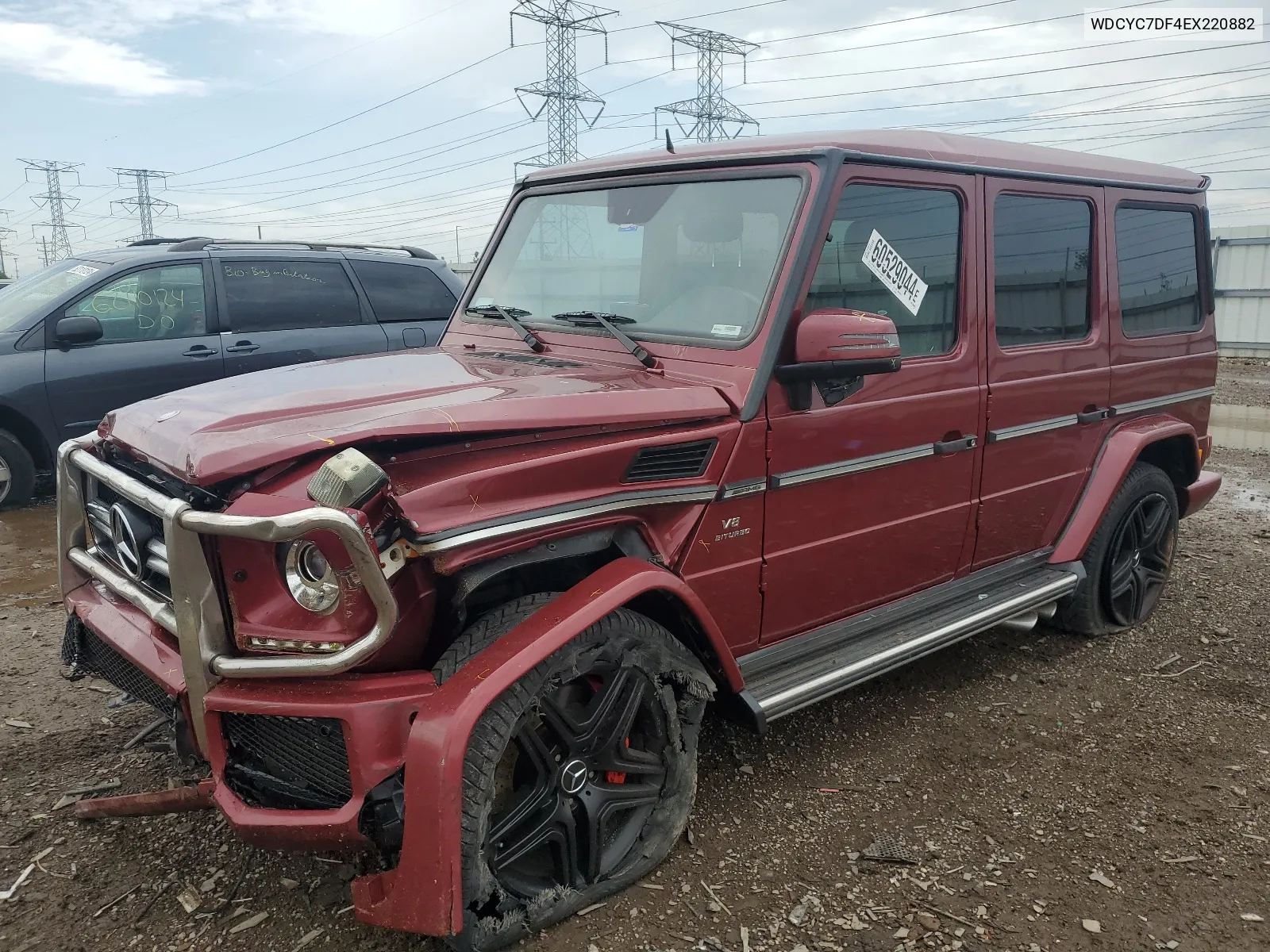 2014 Mercedes-Benz G 63 Amg VIN: WDCYC7DF4EX220882 Lot: 60529044