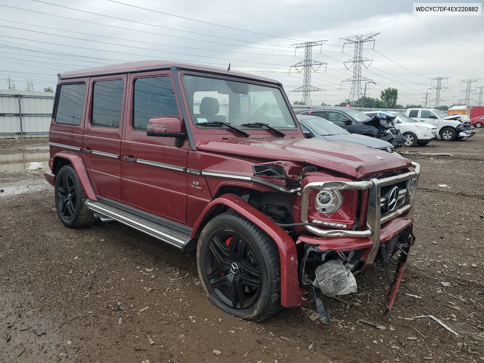 2014 Mercedes-Benz G 63 Amg VIN: WDCYC7DF4EX220882 Lot: 60529044