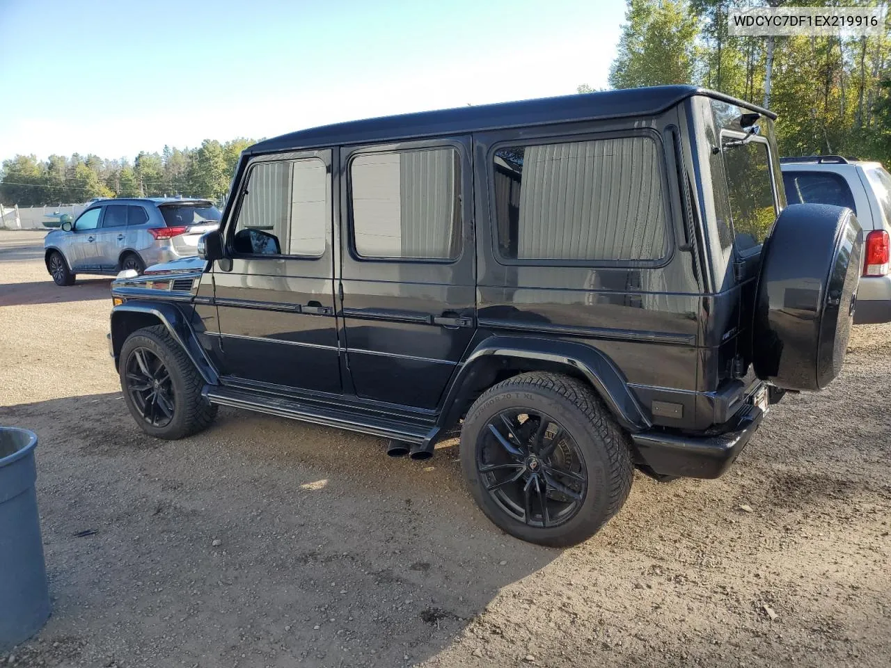 2014 Mercedes-Benz G 63 Amg VIN: WDCYC7DF1EX219916 Lot: 72528214