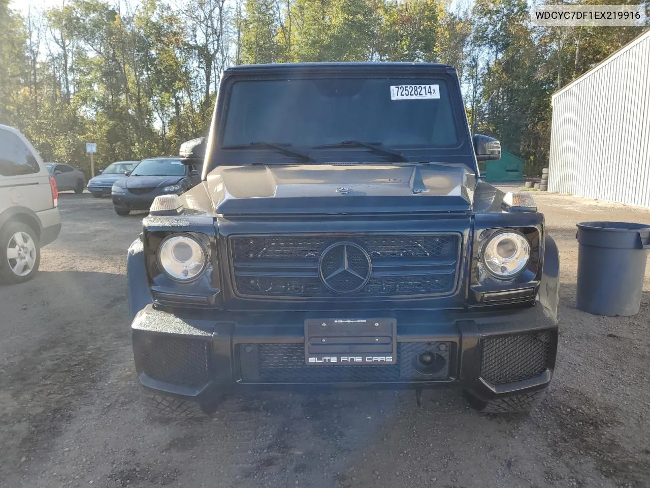 2014 Mercedes-Benz G 63 Amg VIN: WDCYC7DF1EX219916 Lot: 72528214