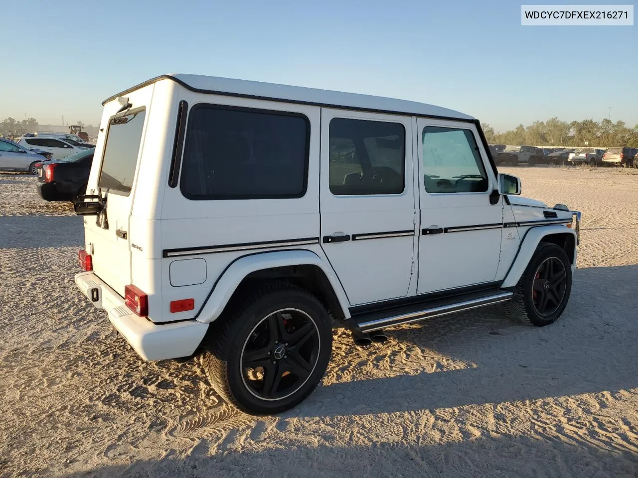 2014 Mercedes-Benz G 63 Amg VIN: WDCYC7DFXEX216271 Lot: 77036904