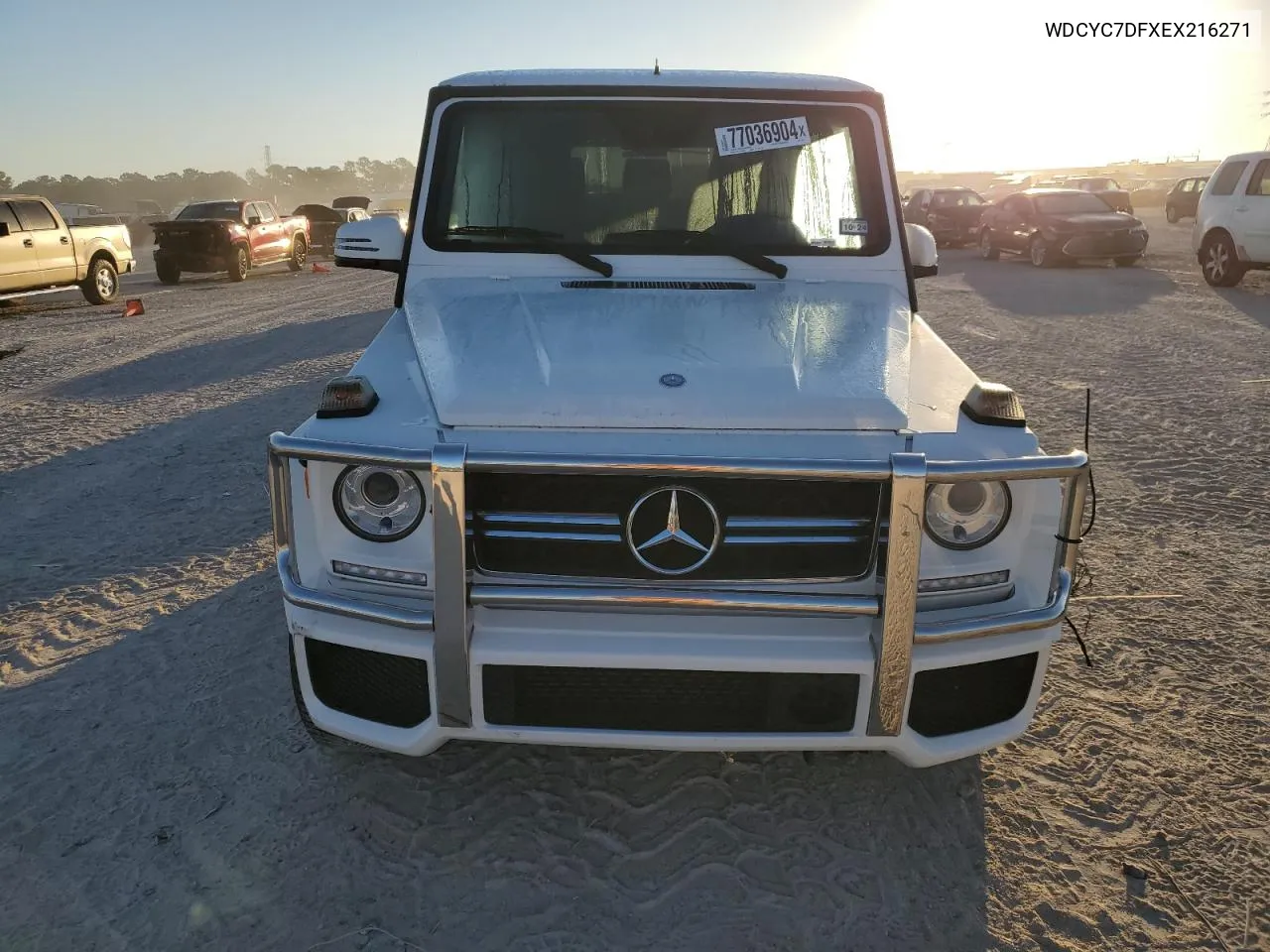 2014 Mercedes-Benz G 63 Amg VIN: WDCYC7DFXEX216271 Lot: 77036904