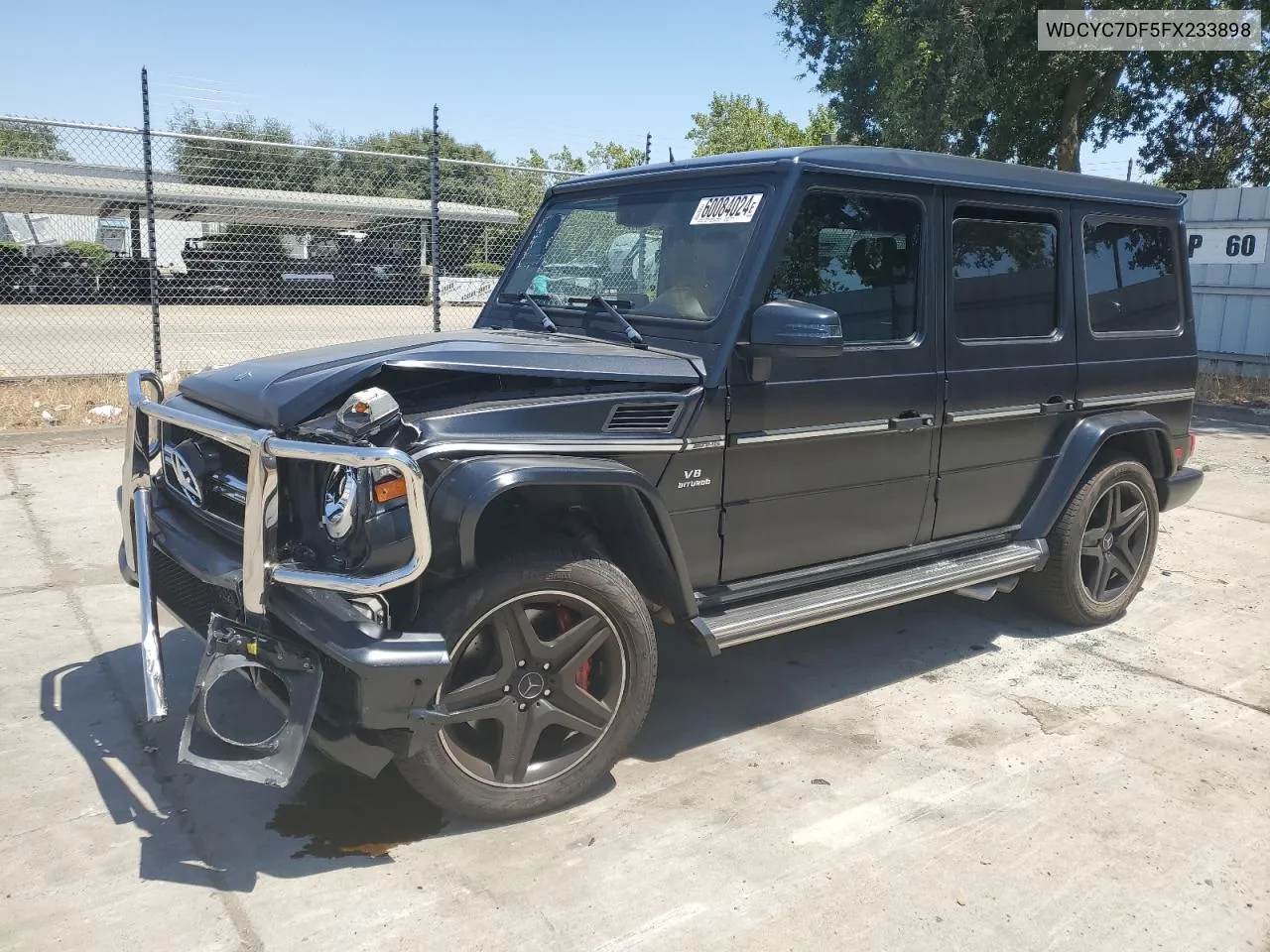 2015 Mercedes-Benz G 63 Amg VIN: WDCYC7DF5FX233898 Lot: 60084024