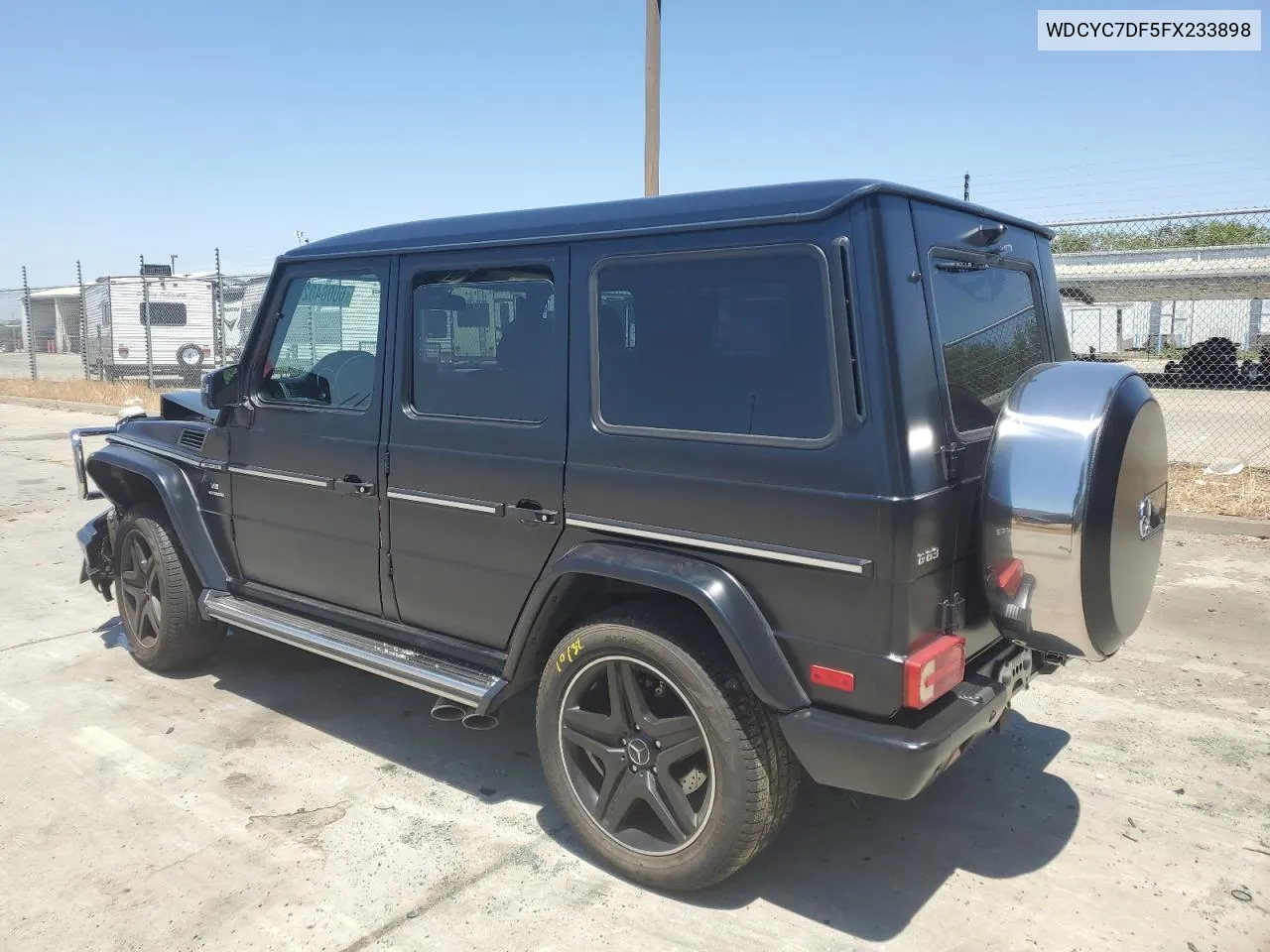 2015 Mercedes-Benz G 63 Amg VIN: WDCYC7DF5FX233898 Lot: 60084024