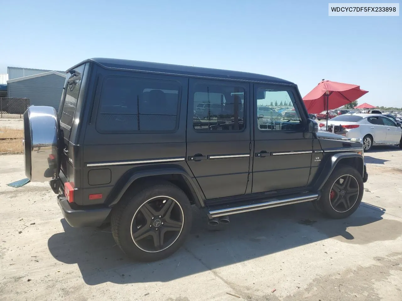 2015 Mercedes-Benz G 63 Amg VIN: WDCYC7DF5FX233898 Lot: 60084024