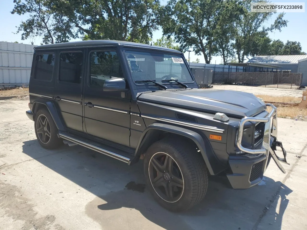 2015 Mercedes-Benz G 63 Amg VIN: WDCYC7DF5FX233898 Lot: 60084024