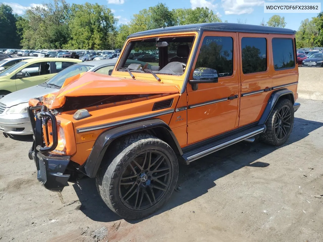 2015 Mercedes-Benz G 63 Amg VIN: WDCYC7DF6FX233862 Lot: 70779114