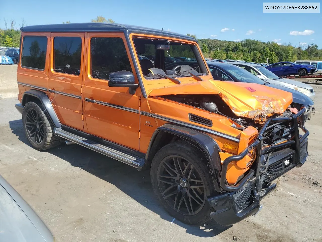 2015 Mercedes-Benz G 63 Amg VIN: WDCYC7DF6FX233862 Lot: 70779114