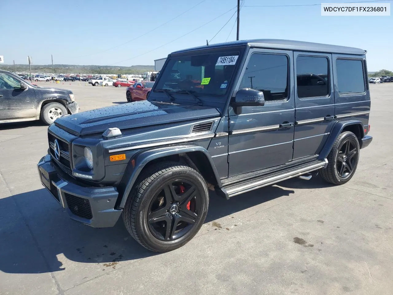 2015 Mercedes-Benz G 63 Amg VIN: WDCYC7DF1FX236801 Lot: 74951184