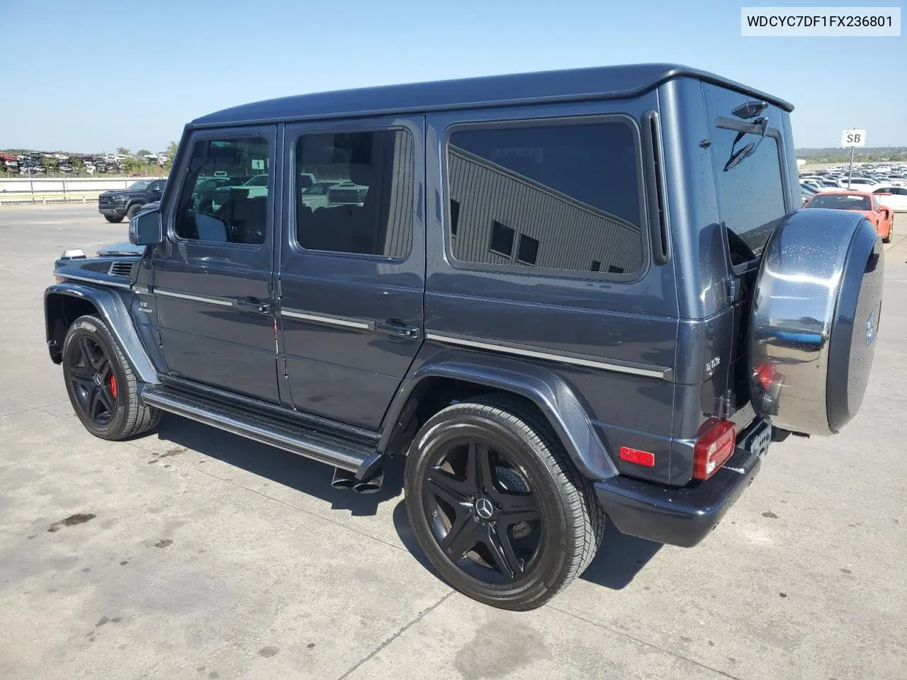 2015 Mercedes-Benz G 63 Amg VIN: WDCYC7DF1FX236801 Lot: 74951184