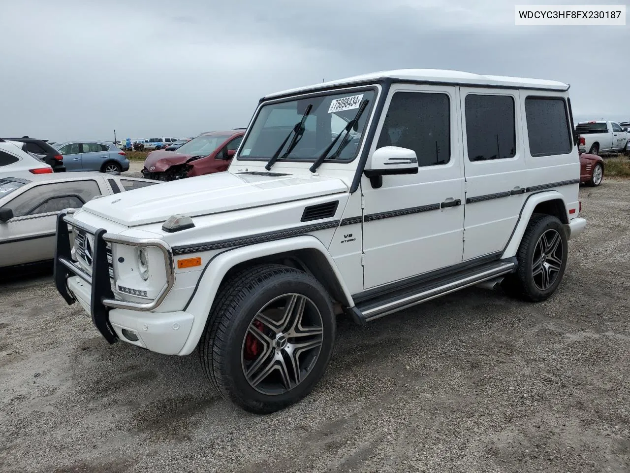 2015 Mercedes-Benz G 550 VIN: WDCYC3HF8FX230187 Lot: 75098434