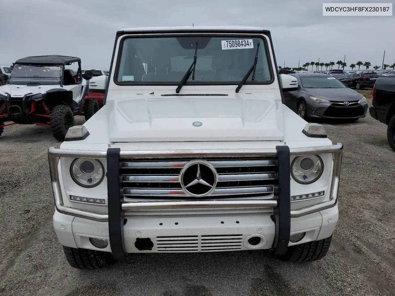 2015 Mercedes-Benz G 550 VIN: WDCYC3HF8FX230187 Lot: 75098434