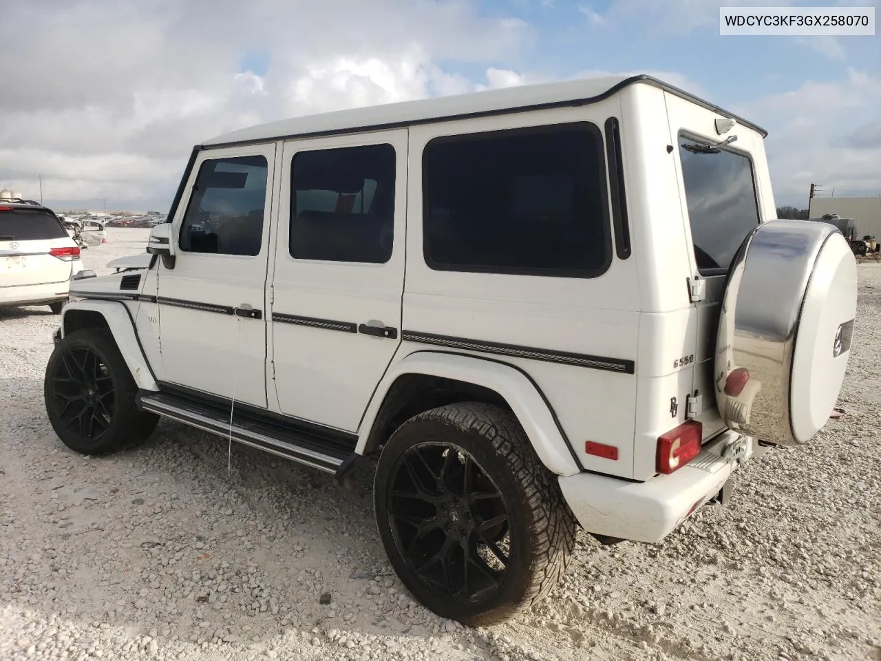 2016 Mercedes-Benz G 550 VIN: WDCYC3KF3GX258070 Lot: 71799484