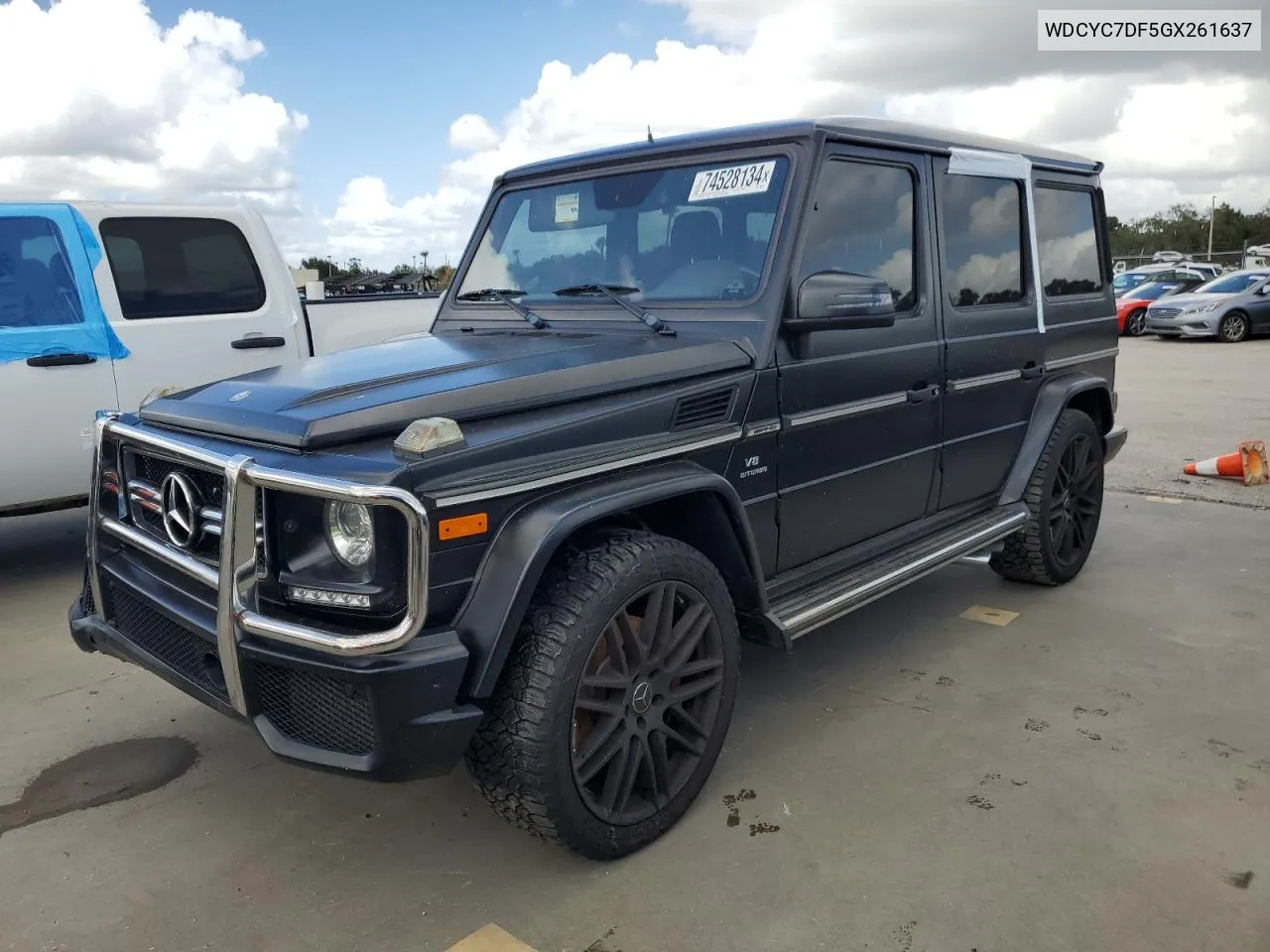 2016 Mercedes-Benz G 63 Amg VIN: WDCYC7DF5GX261637 Lot: 74528134