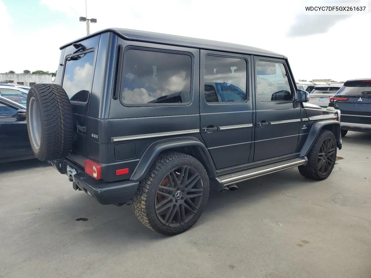 2016 Mercedes-Benz G 63 Amg VIN: WDCYC7DF5GX261637 Lot: 74528134