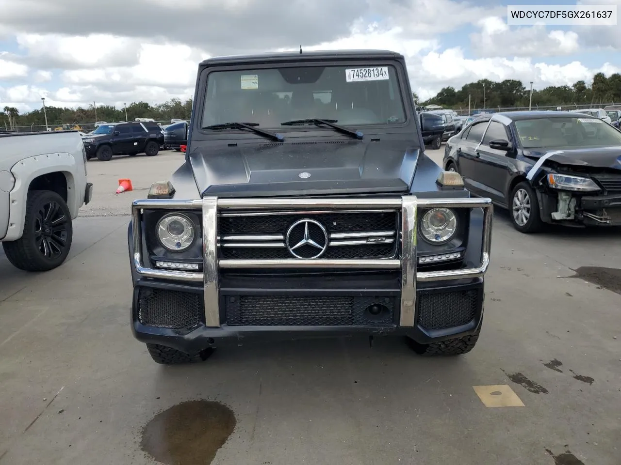 2016 Mercedes-Benz G 63 Amg VIN: WDCYC7DF5GX261637 Lot: 74528134