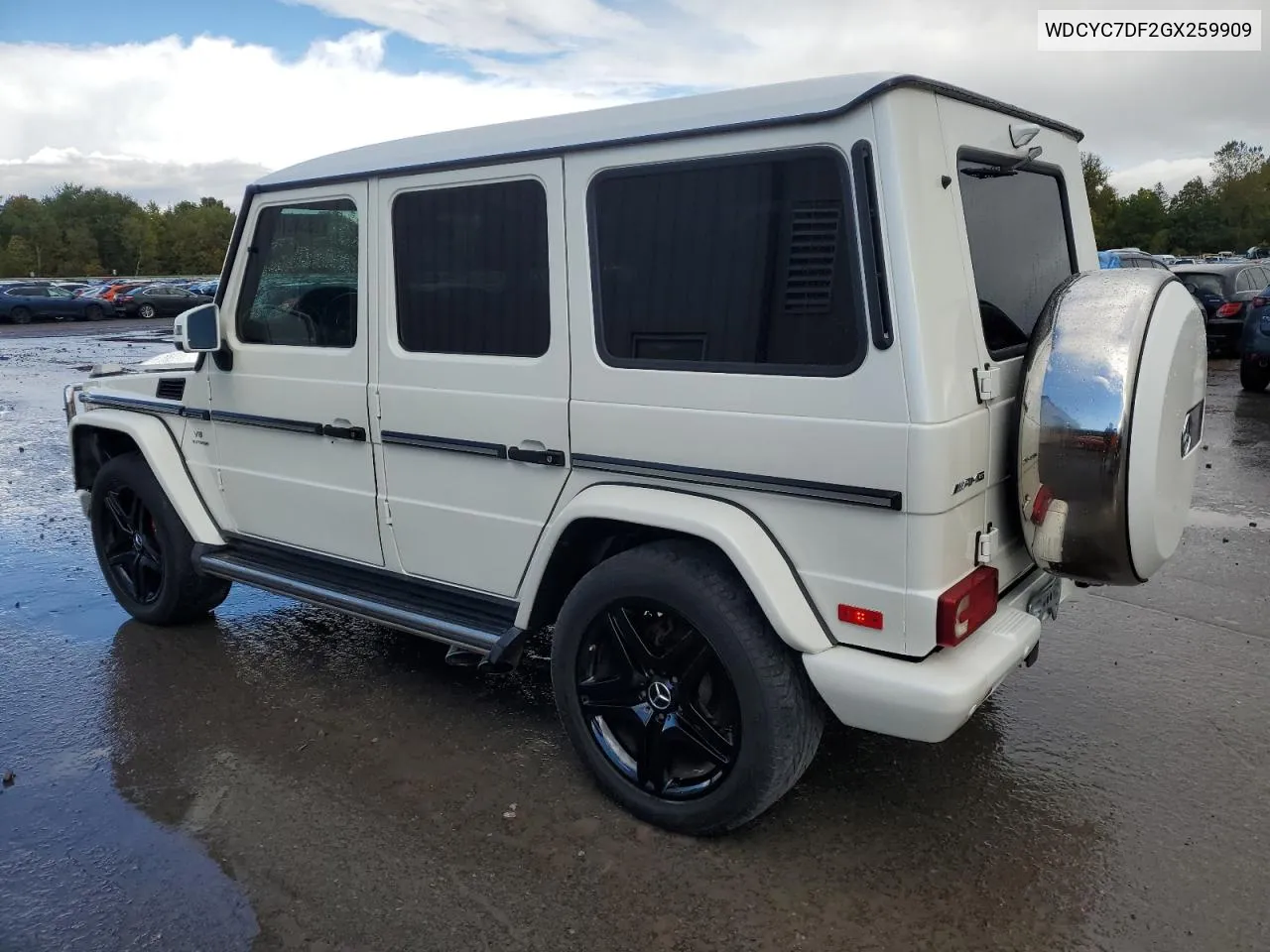 2016 Mercedes-Benz G 63 Amg VIN: WDCYC7DF2GX259909 Lot: 75345744