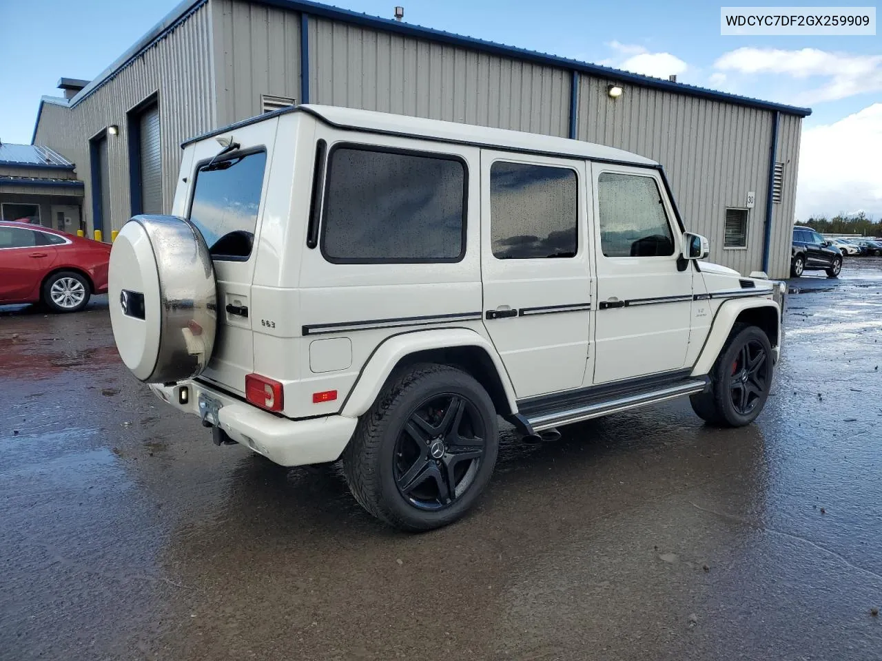 2016 Mercedes-Benz G 63 Amg VIN: WDCYC7DF2GX259909 Lot: 75345744