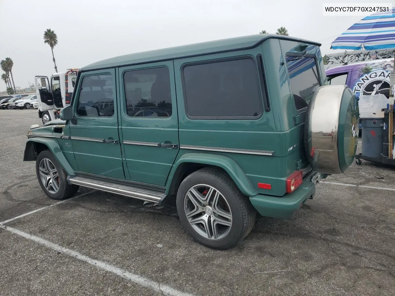 2016 Mercedes-Benz G 63 Amg VIN: WDCYC7DF7GX247531 Lot: 76564204