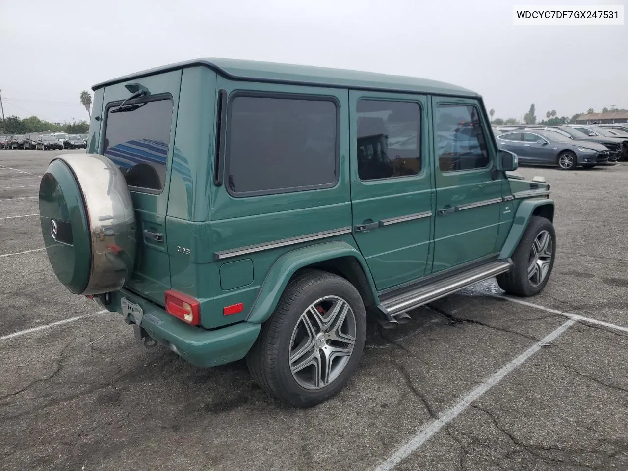 2016 Mercedes-Benz G 63 Amg VIN: WDCYC7DF7GX247531 Lot: 76564204