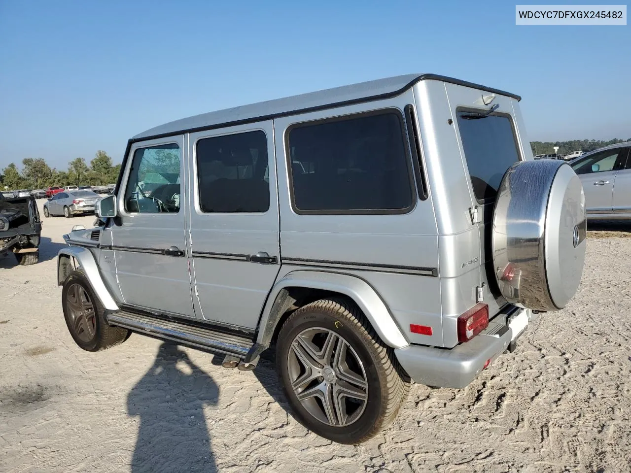 2016 Mercedes-Benz G 63 Amg VIN: WDCYC7DFXGX245482 Lot: 77020734