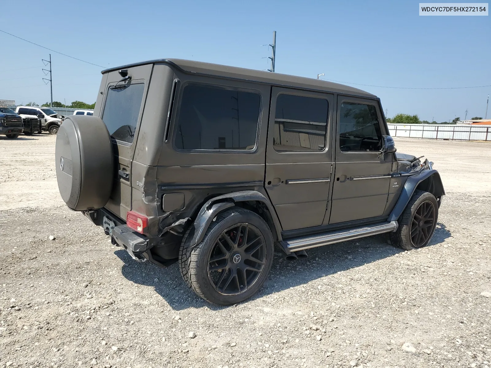 2017 Mercedes-Benz G 63 Amg VIN: WDCYC7DF5HX272154 Lot: 65868284