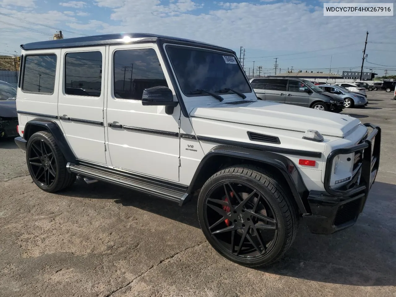 2017 Mercedes-Benz G 63 Amg VIN: WDCYC7DF4HX267916 Lot: 70646694