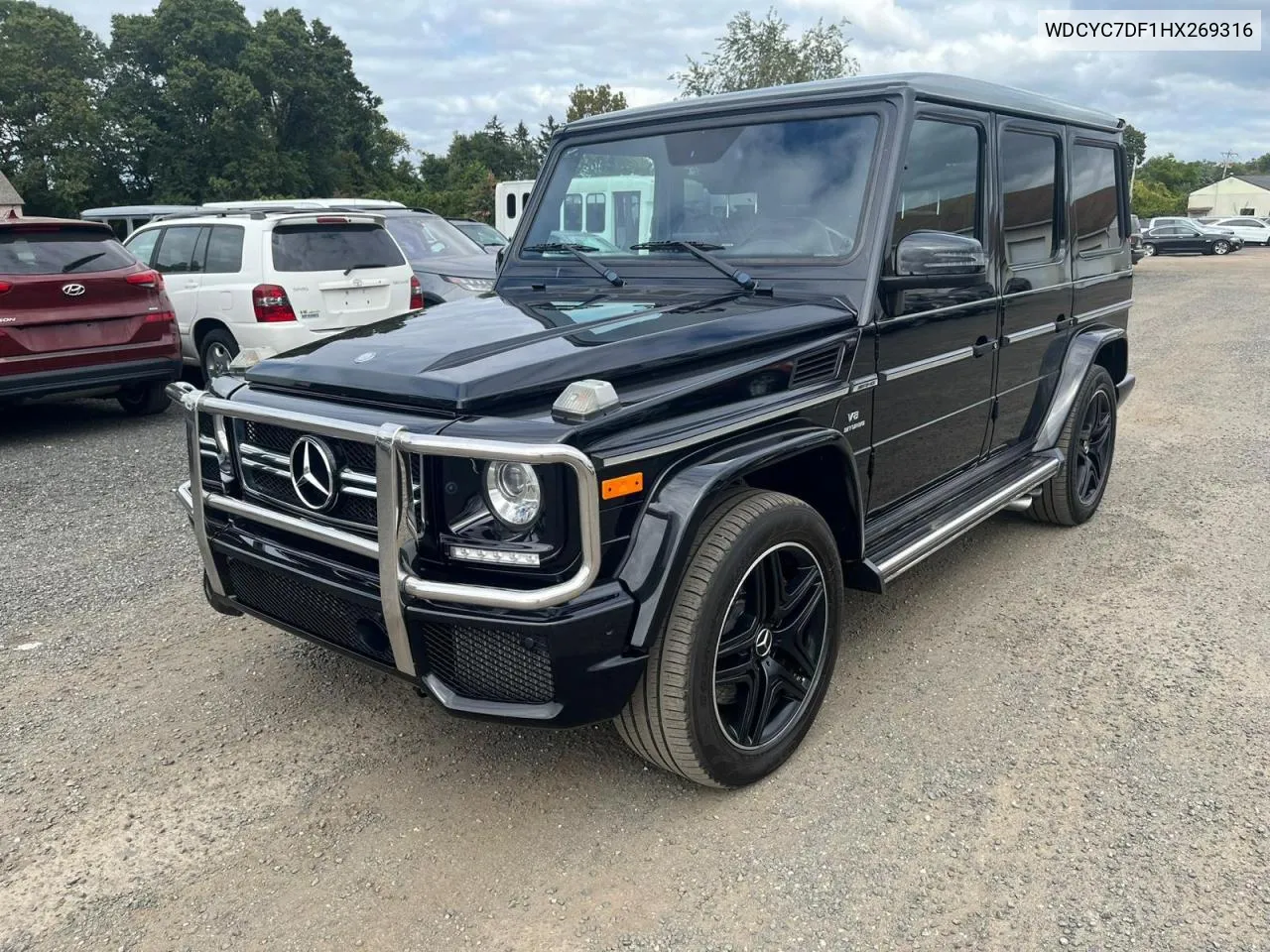 2017 Mercedes-Benz G 63 Amg VIN: WDCYC7DF1HX269316 Lot: 74400454