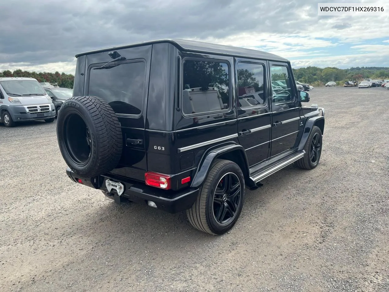 2017 Mercedes-Benz G 63 Amg VIN: WDCYC7DF1HX269316 Lot: 74400454