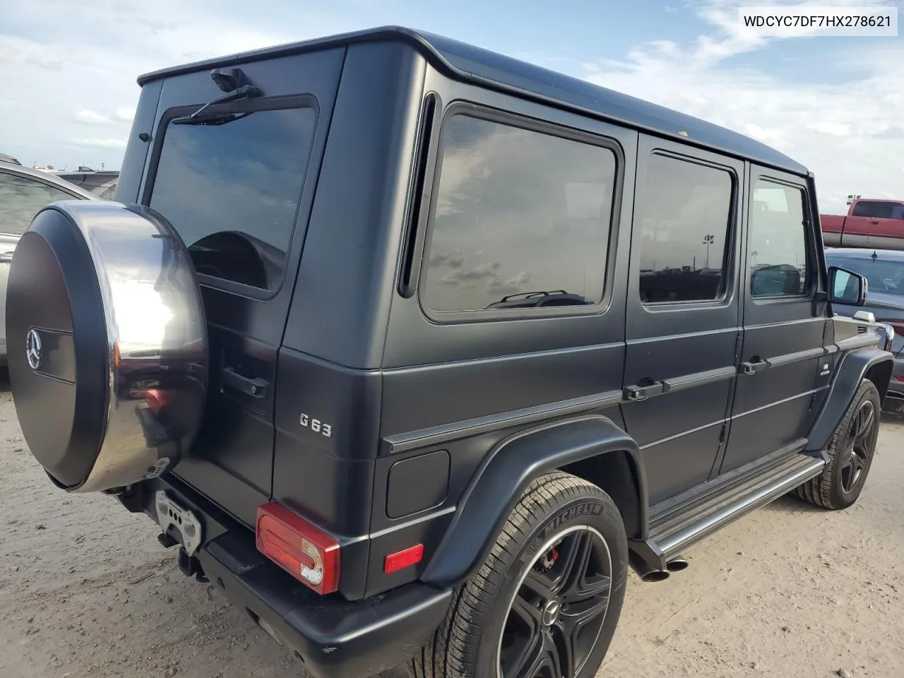 2017 Mercedes-Benz G 63 Amg VIN: WDCYC7DF7HX278621 Lot: 74987574