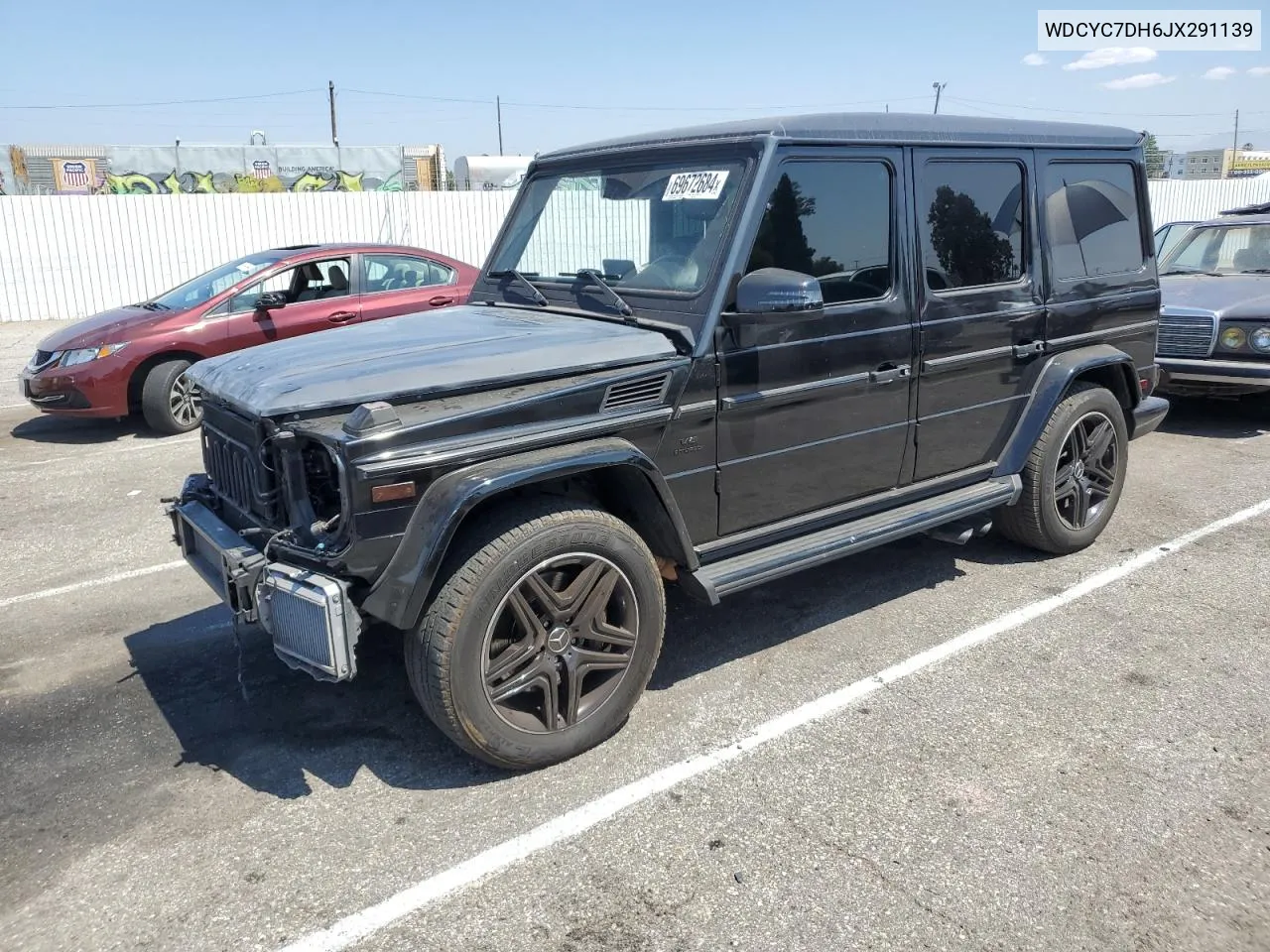 2018 Mercedes-Benz G 63 Amg VIN: WDCYC7DH6JX291139 Lot: 69672684